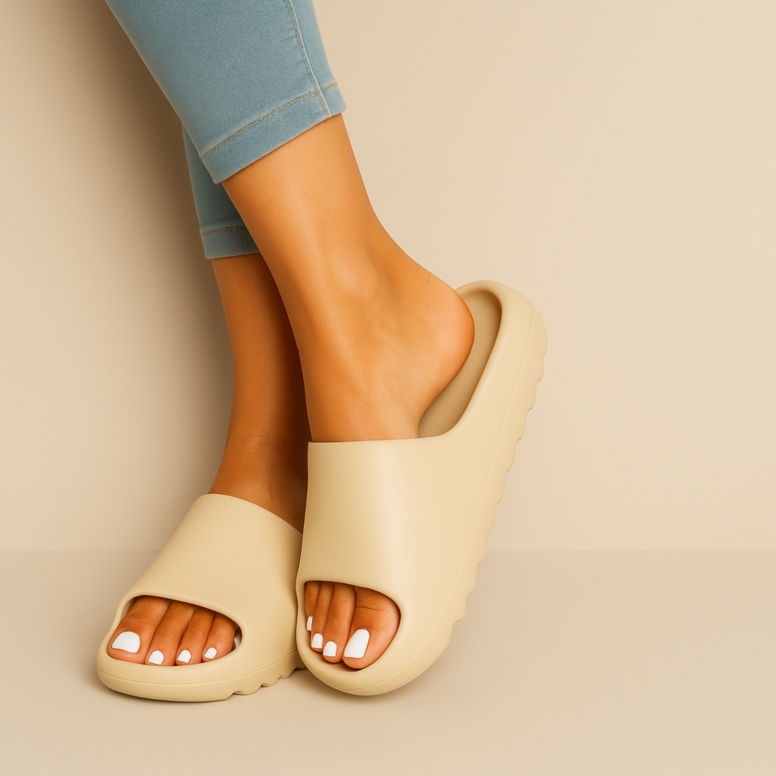Sandales femmes Auvéa Nova : style Yeezy, confort assuré